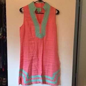 Sail to Sable pink and teal classic tunic